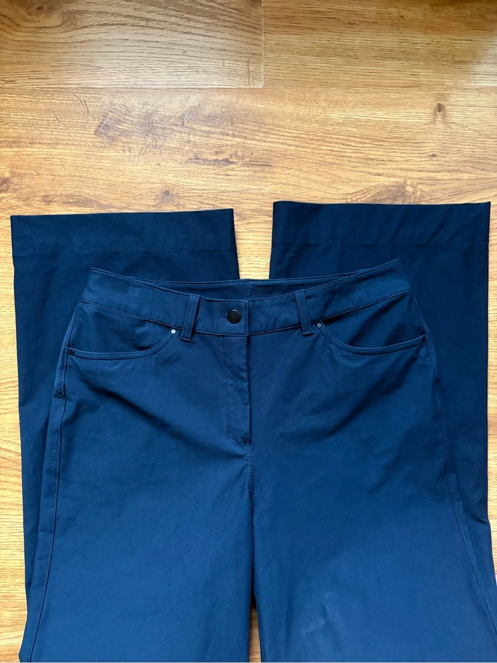 Lululemon City Sleek 5 Pocket High-Rise Wide-Leg Pant Navy 30